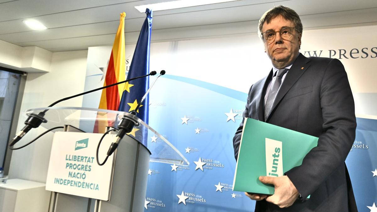 Puigdemont desdeña los guiños de los socialistas y reitera que ha perdido la confianza en Sánchez