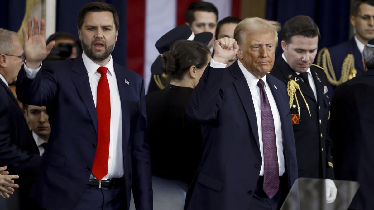 Las mentiras y medias verdades de Trump en su primer discurso como presidente de EEUU