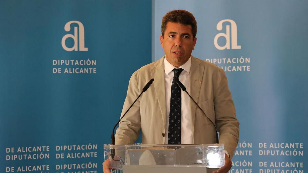 Anticorrupción investiga un contrato millonario de la Diputación de Alicante que Mazón dio a un amigo empresario