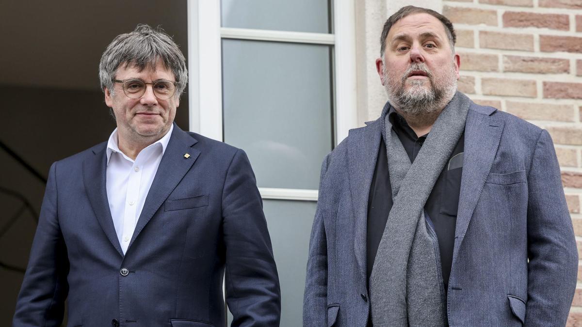 Junqueras se reúne con Puigdemont en Waterloo: «Tenemos una relación fluida con todo el mundo»