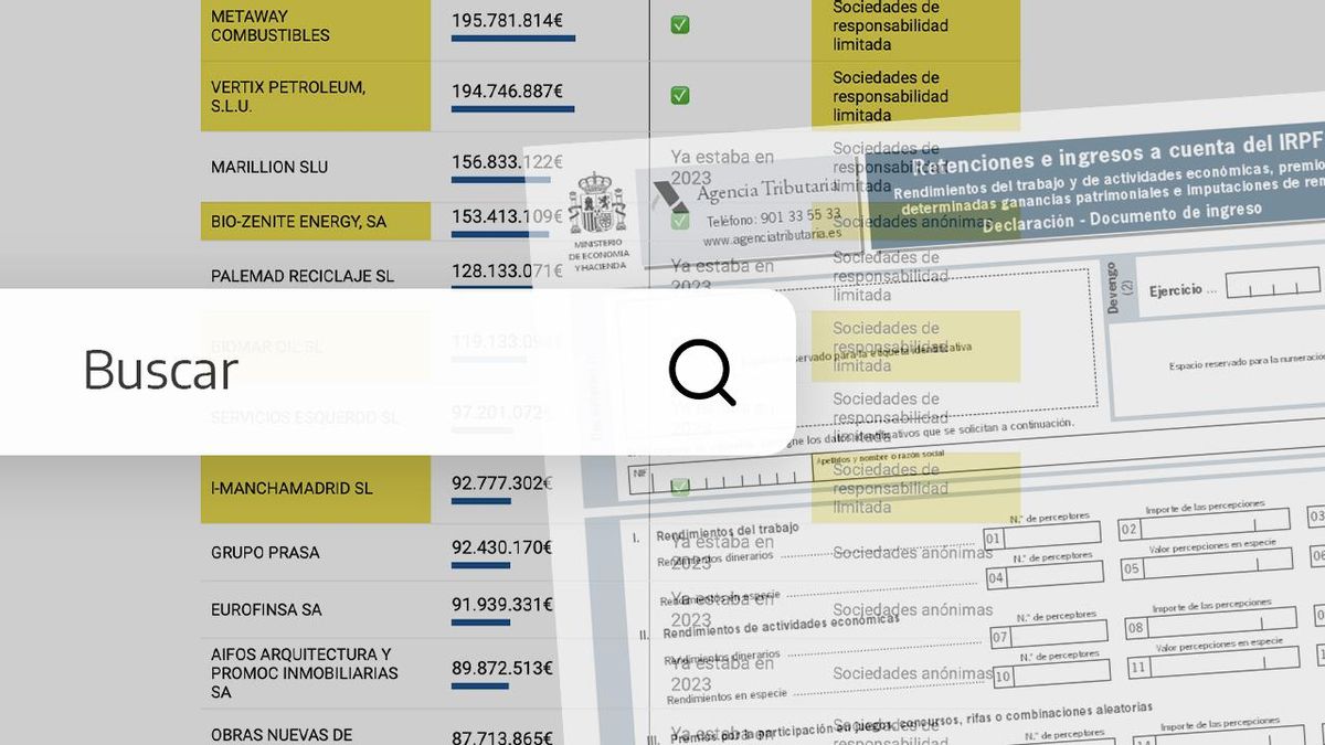 Buscador: consulta los nombres de la lista de morosos de Hacienda